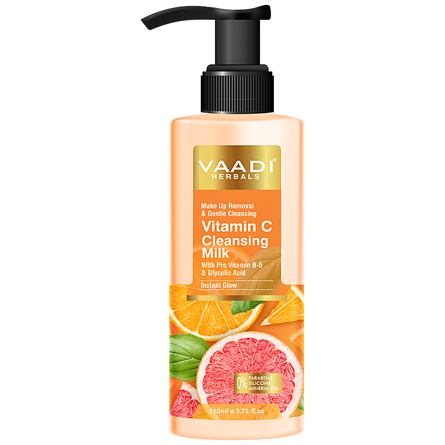 VAADI HERBALS Vitamin C Cleansing Milk - For Makeup Removal