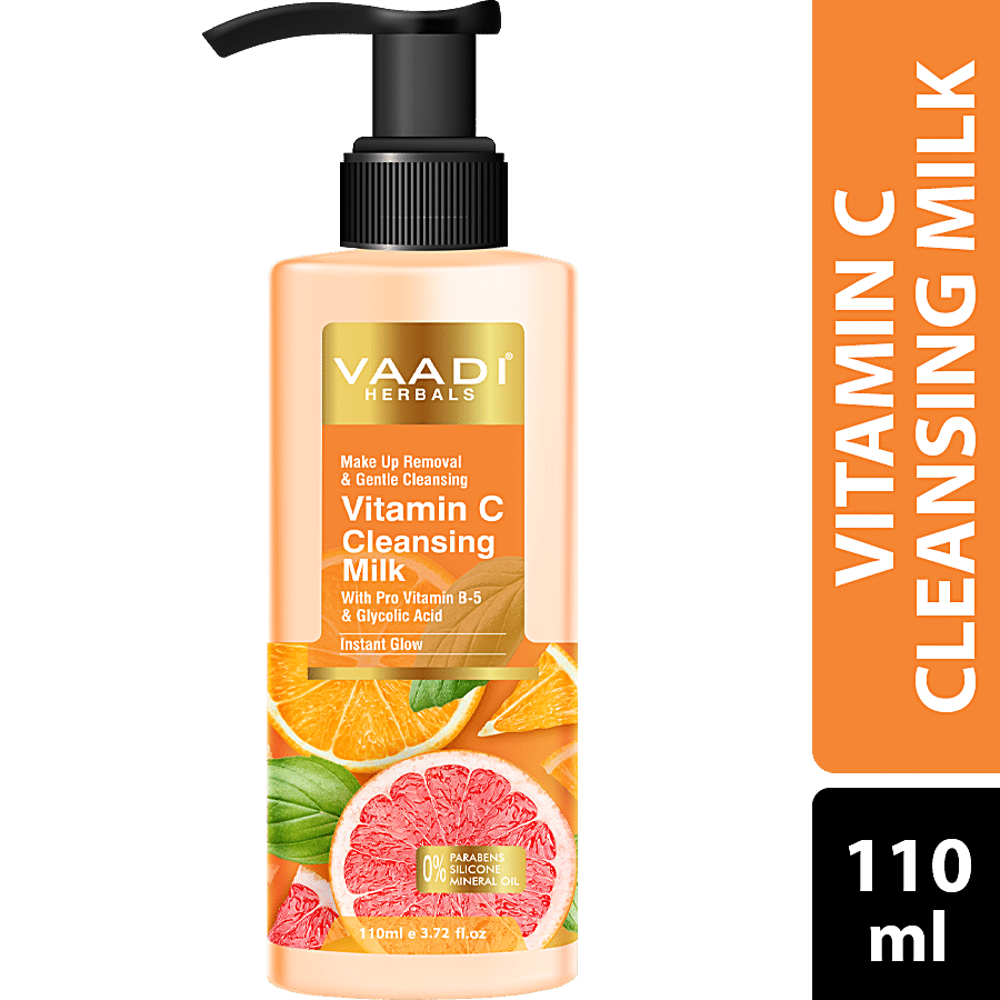 VAADI HERBALS Vitamin C Cleansing Milk - For Makeup Removal