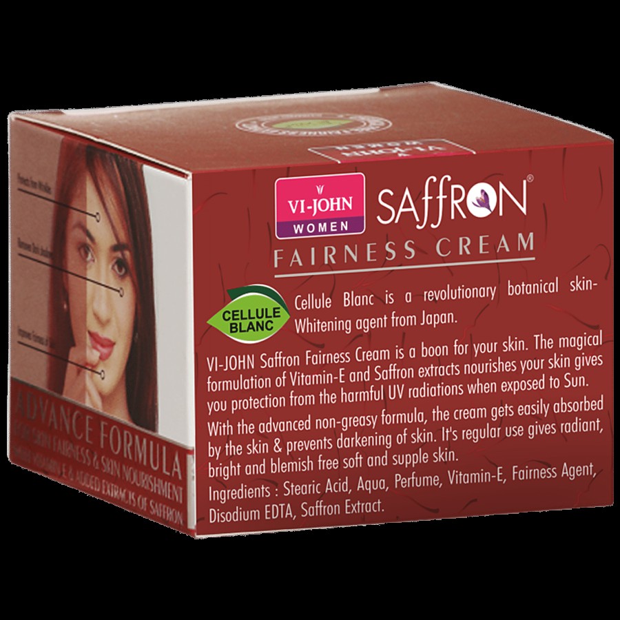 VI-JOHN  Women Saffron Cream With Advance Formula