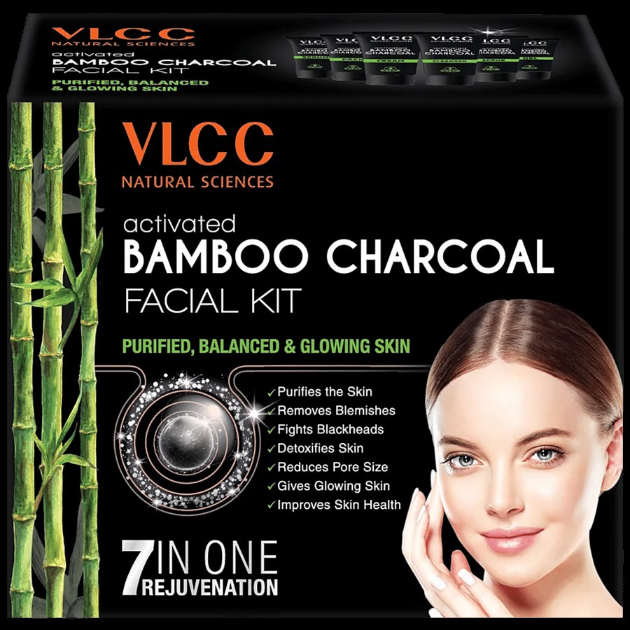 VLCC Activated Bamboo Charcoal Facial Kit