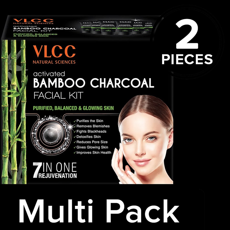 VLCC Activated Bamboo Charcoal Facial Kit