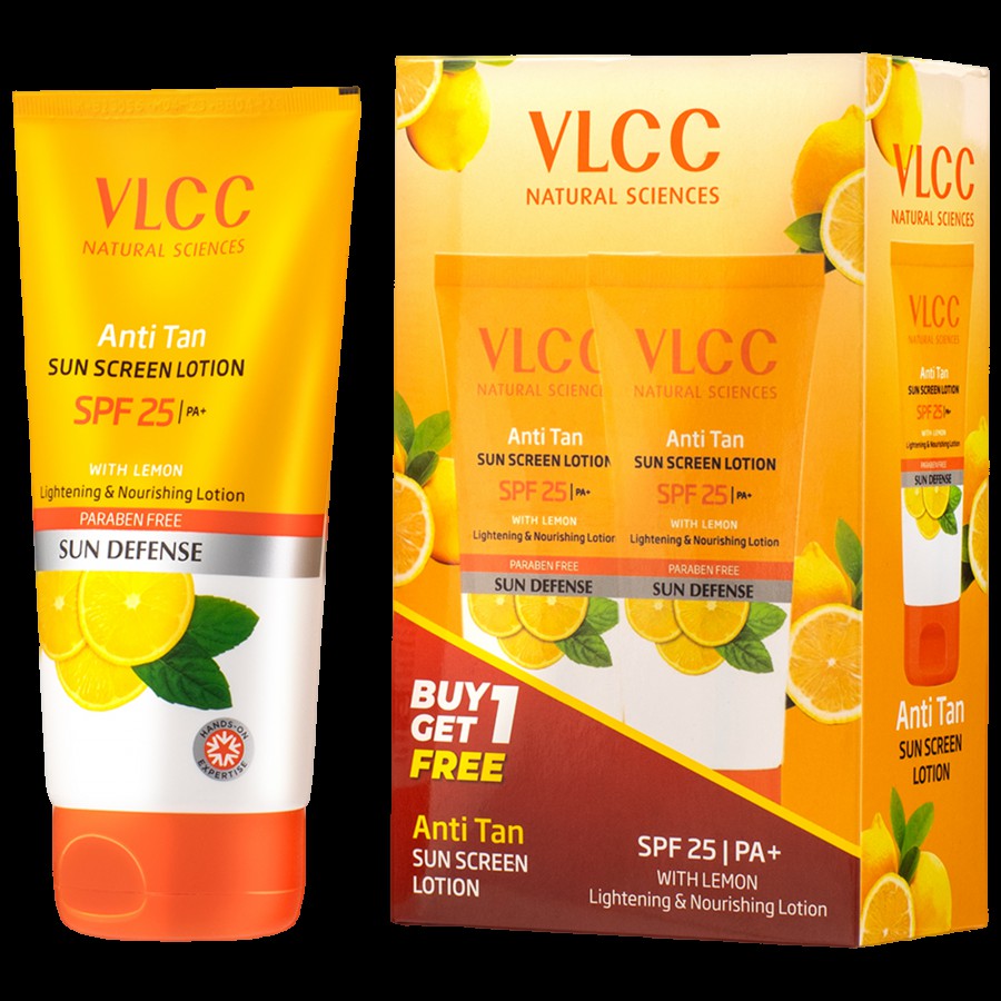 VLCC Anti Tan Sun Screen Lotion - SPF 25 PA+