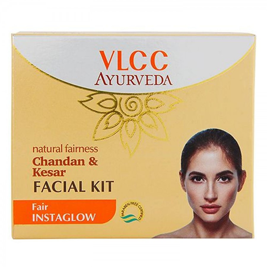 VLCC Ayurveda Natural Fairness Facial Kit - Chandan & Kesar