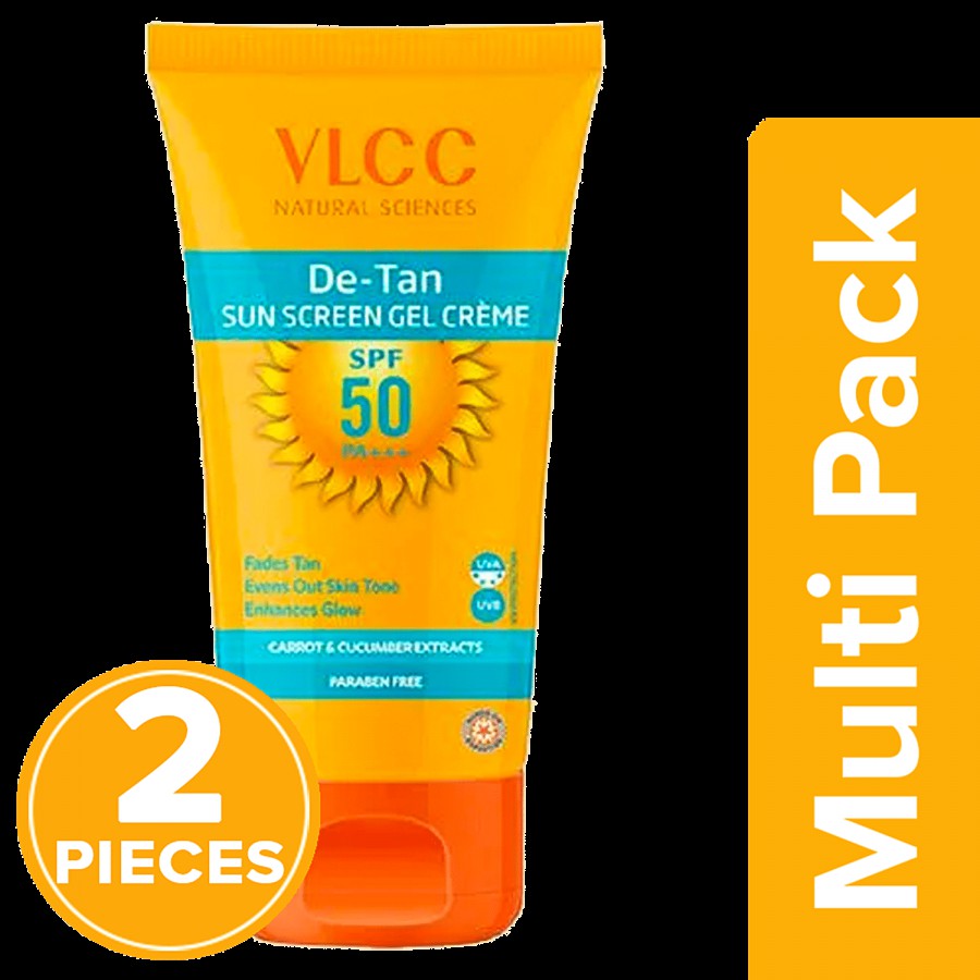 VLCC De-Tan SPF 50 Sun Screen Gel Creme