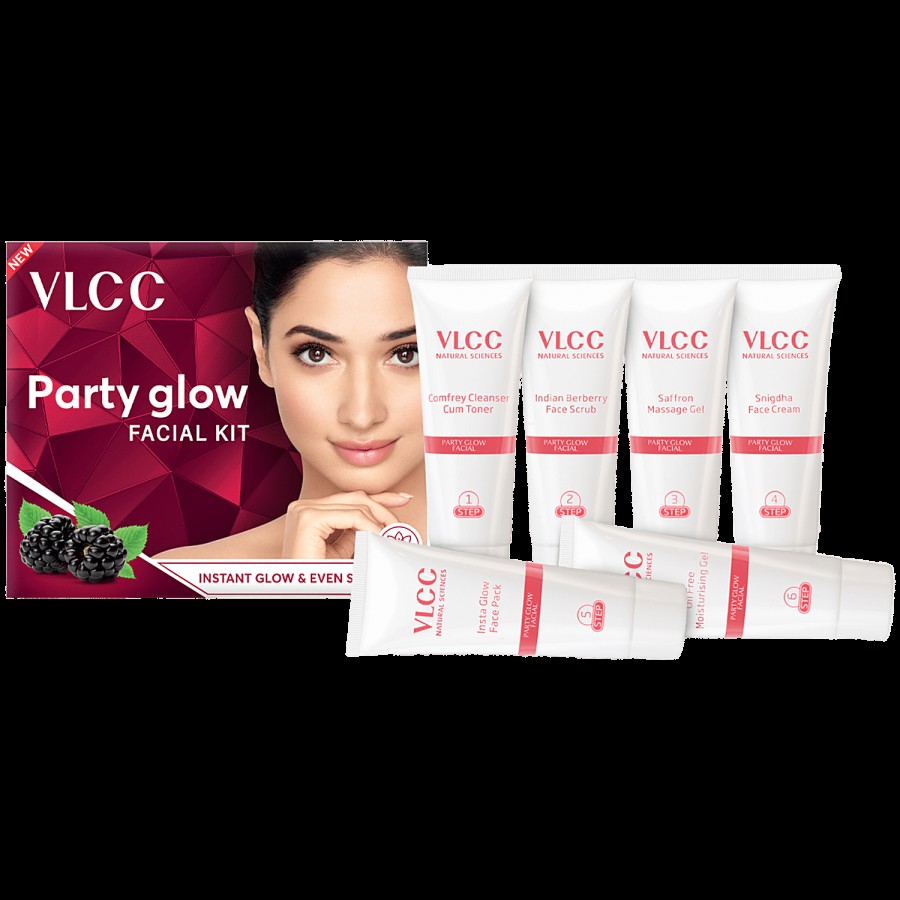 VLCC Party Glow Facial Kit - Intense Glow For Clear