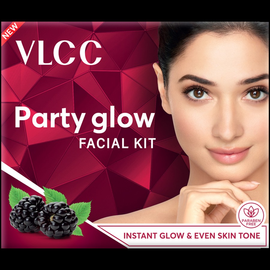 VLCC Party Glow Facial Kit - Intense Glow For Clear