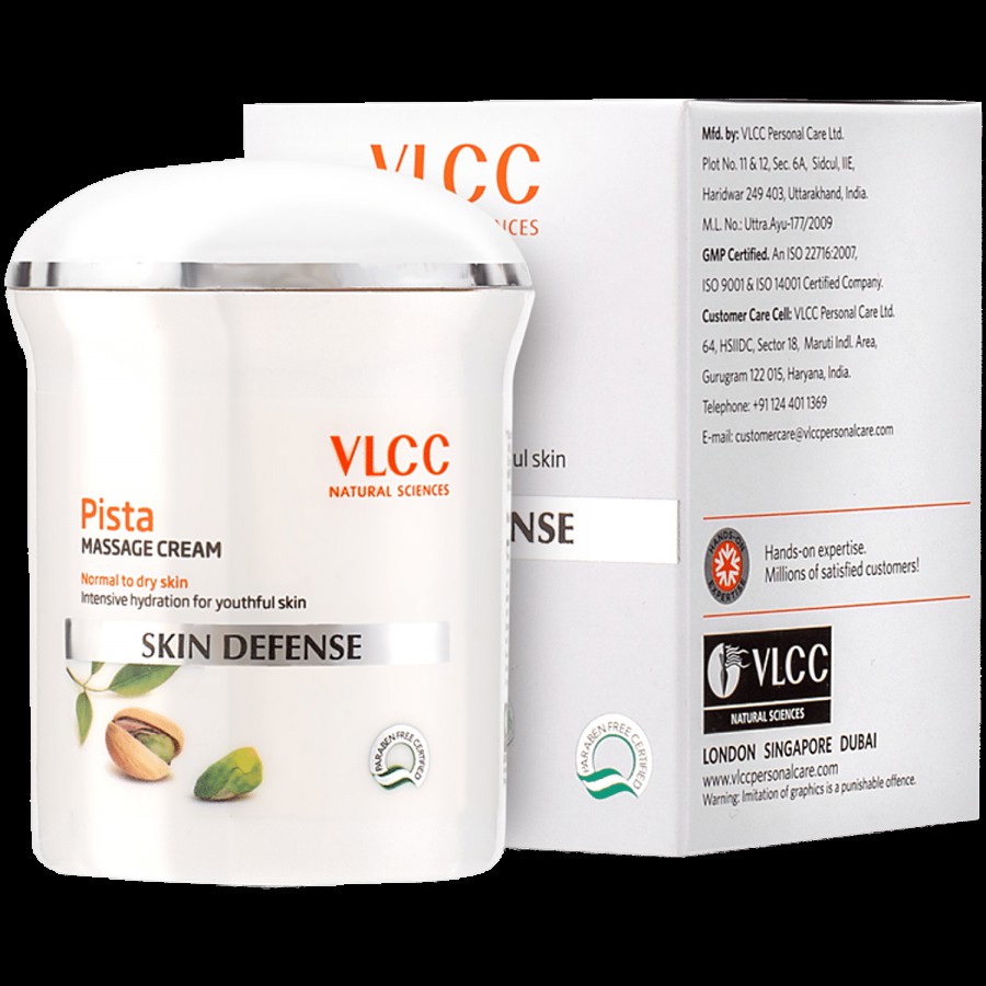 VLCC Pista Massage Cream For Intensive Hydration & Radiance