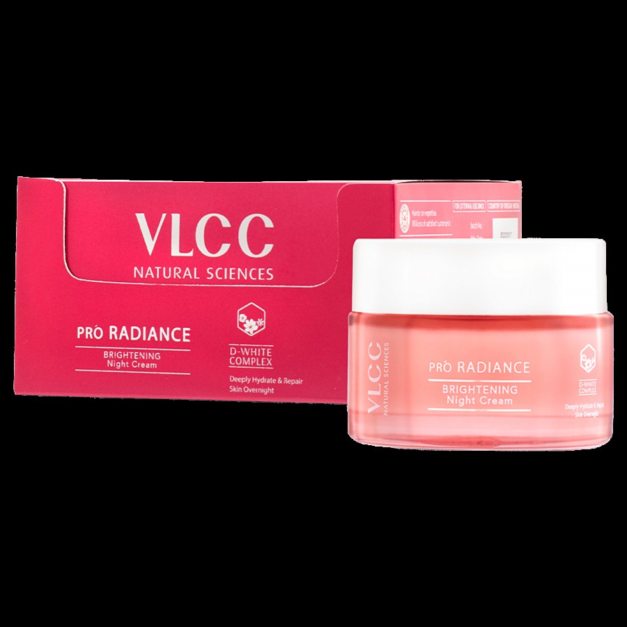 VLCC Pro Radiance Skin Brightening Night Cream Hydrate & Repair Skin