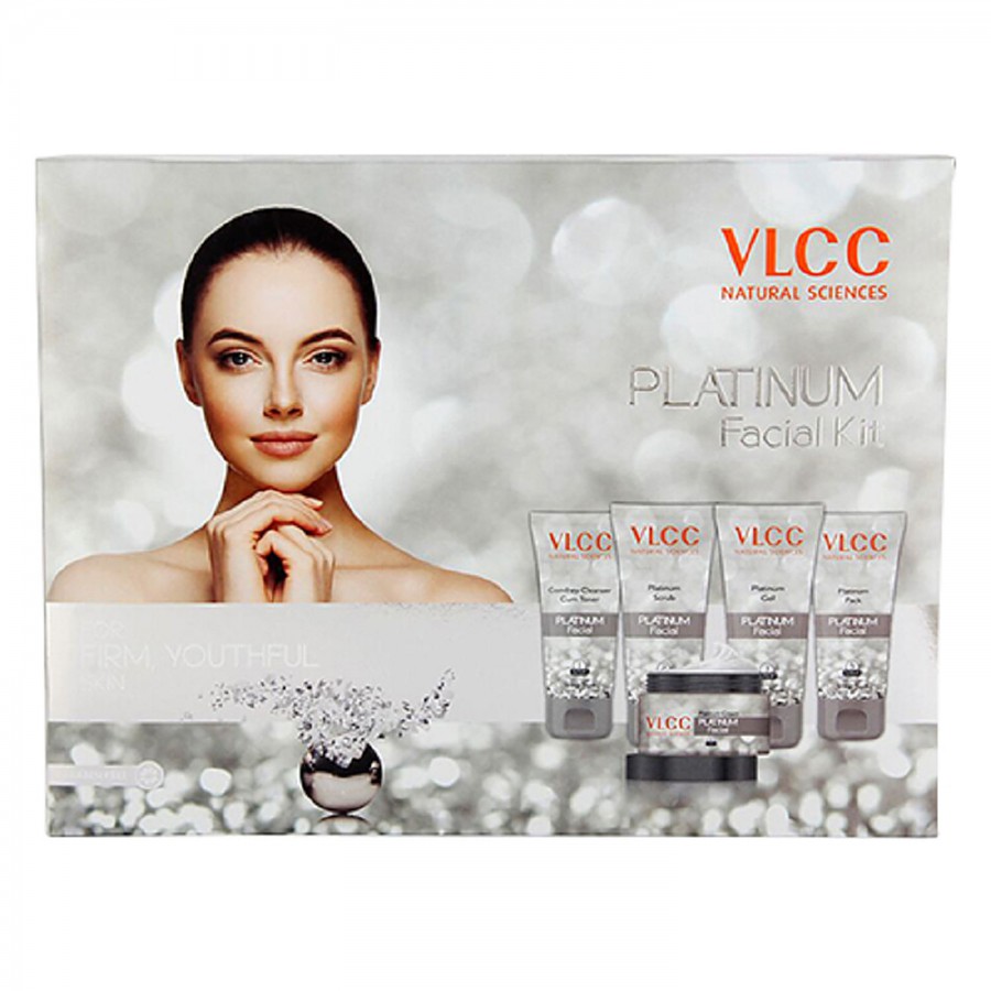 VLCC Professional Salon Series Platinum Silver Facial Kit - For Firm