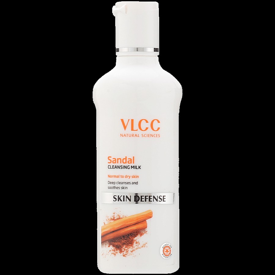 VLCC Sandal Cleansing Milk Deep Cleanses