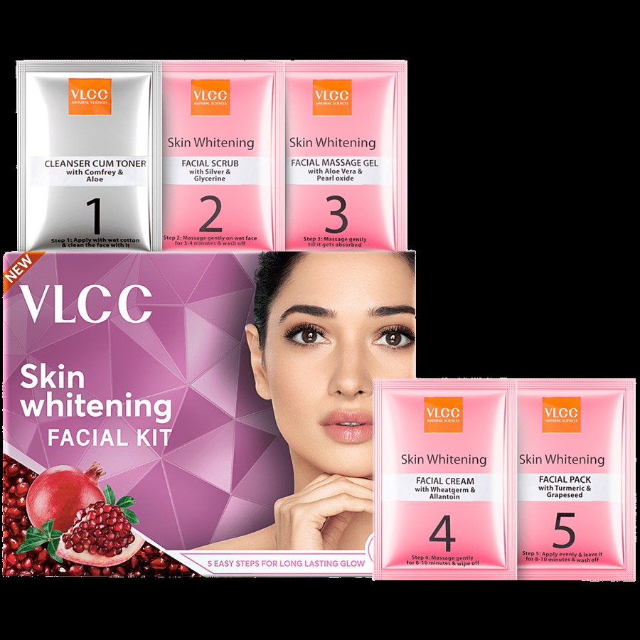 VLCC Skin Whitening Facial Kit For Radiant Goodness