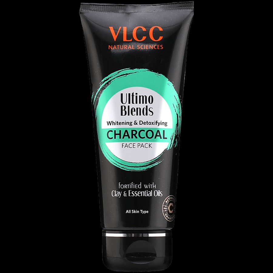 VLCC Ultimo Blends Charcoal Face Pack For Whitening & Detoxifying