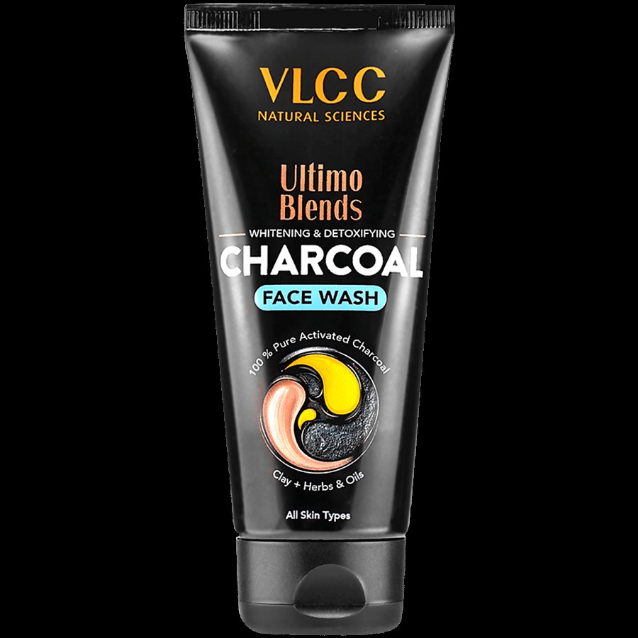 VLCC Ultimo Blends Charcoal Face Wash Or Whitening & Detoxifying