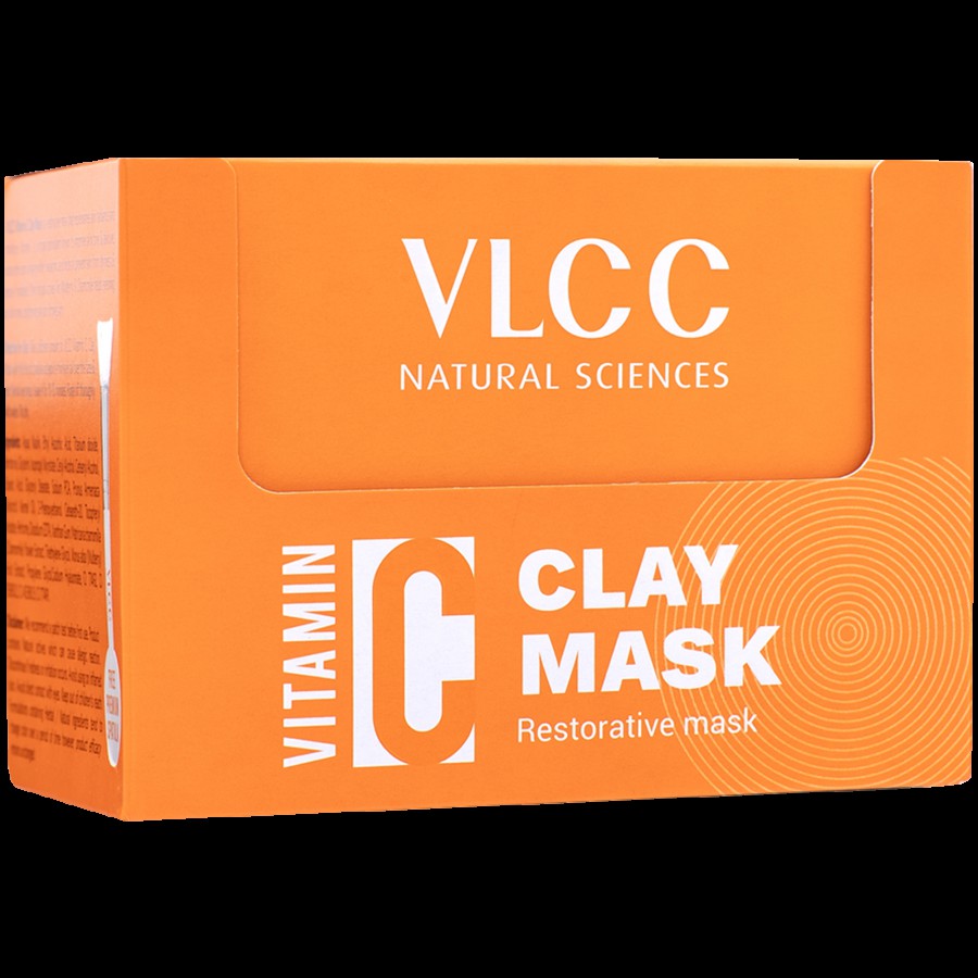 VLCC Vitamin C Clay Mask Restorative Clay Mask With Vitamin C & Hyaluronic Acid