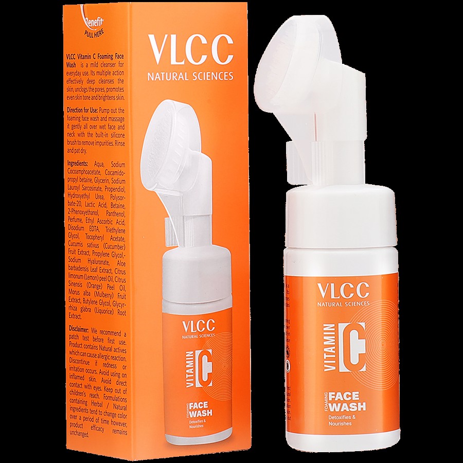 VLCC Vitamin C Foaming Face Wash For Brighter Skin & Nourishment