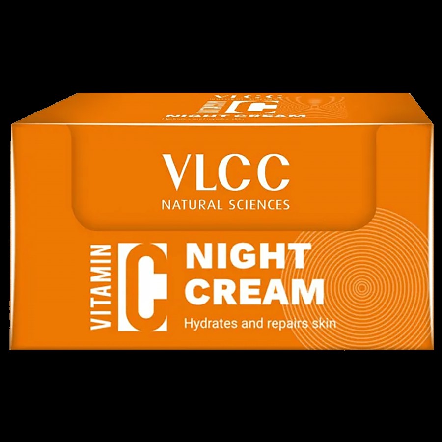 VLCC Vitamin C Night Cream Hydrates & Repairs Skin