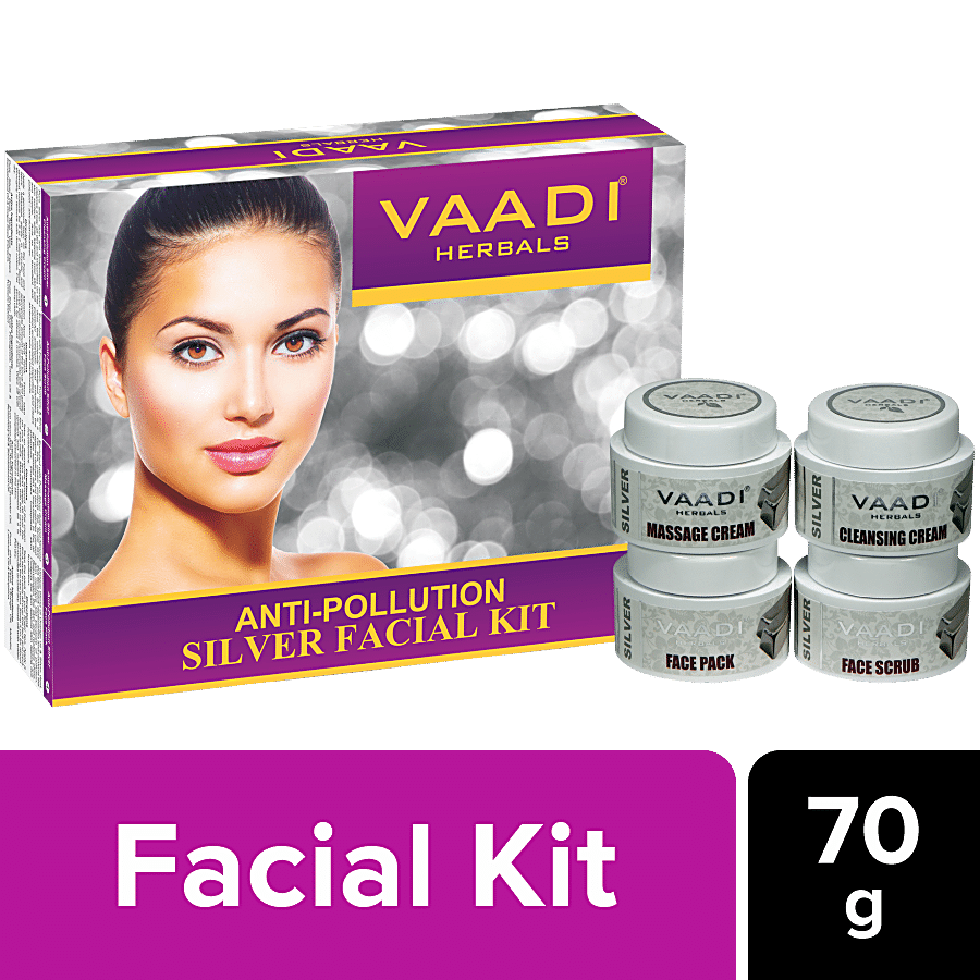 Vaadi Facial Kit - Anti-Pollution Silver