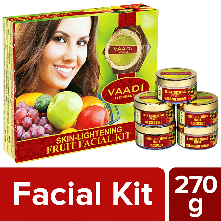 Vaadi Skin-Lightening Fruit Facial Kit - Provides Deep Nourishment