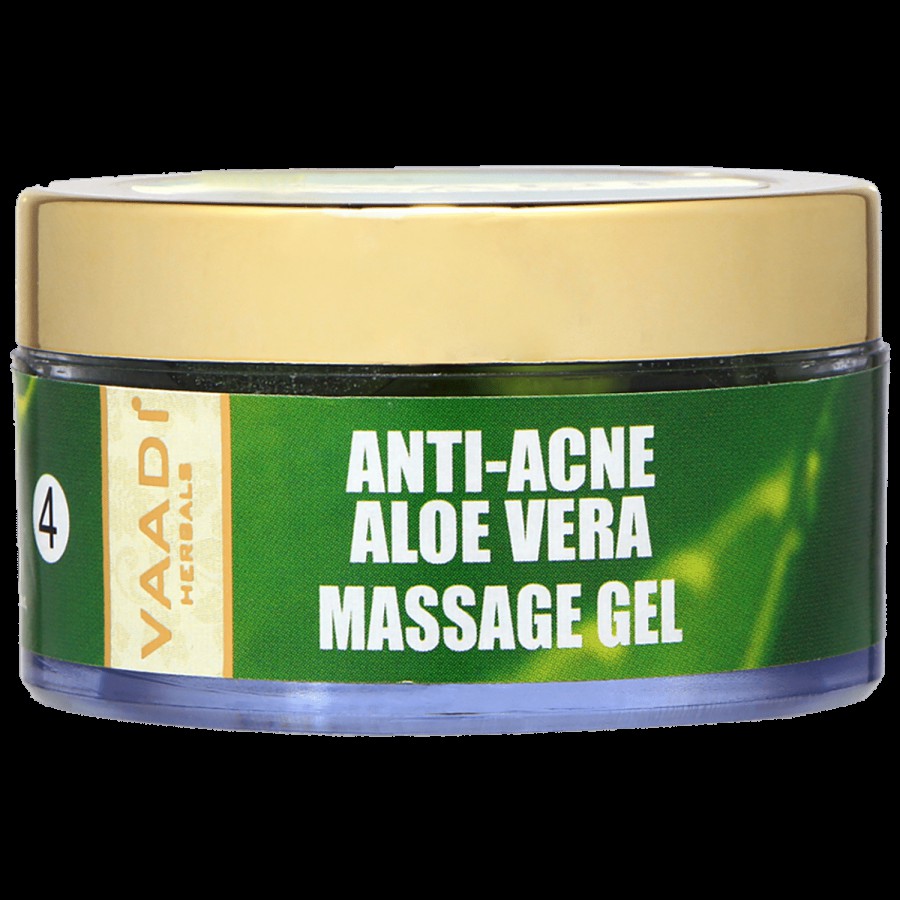 Vaadi Anti-Acne Aloe Vera Massage Gel - Removes Impurities