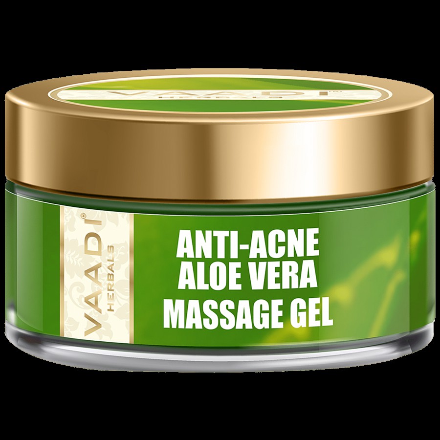 Vaadi Anti-Acne Aloe Vera Massage Gel - Removes Impurities