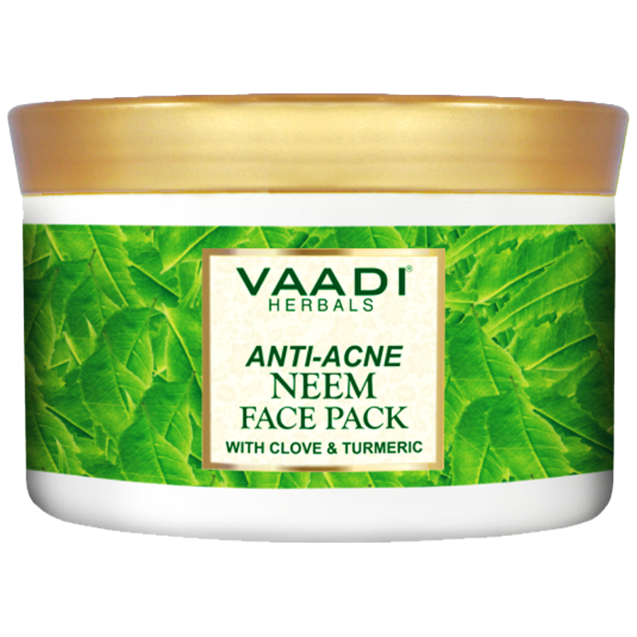 Vaadi Anti Acne Neem Face Pack With Clove & Turmeric - Cleans Clogged Pores