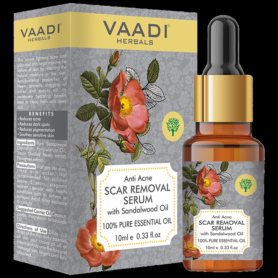 Vaadi Anti Acne Scar Removal Serum - With Sandalwood Oil