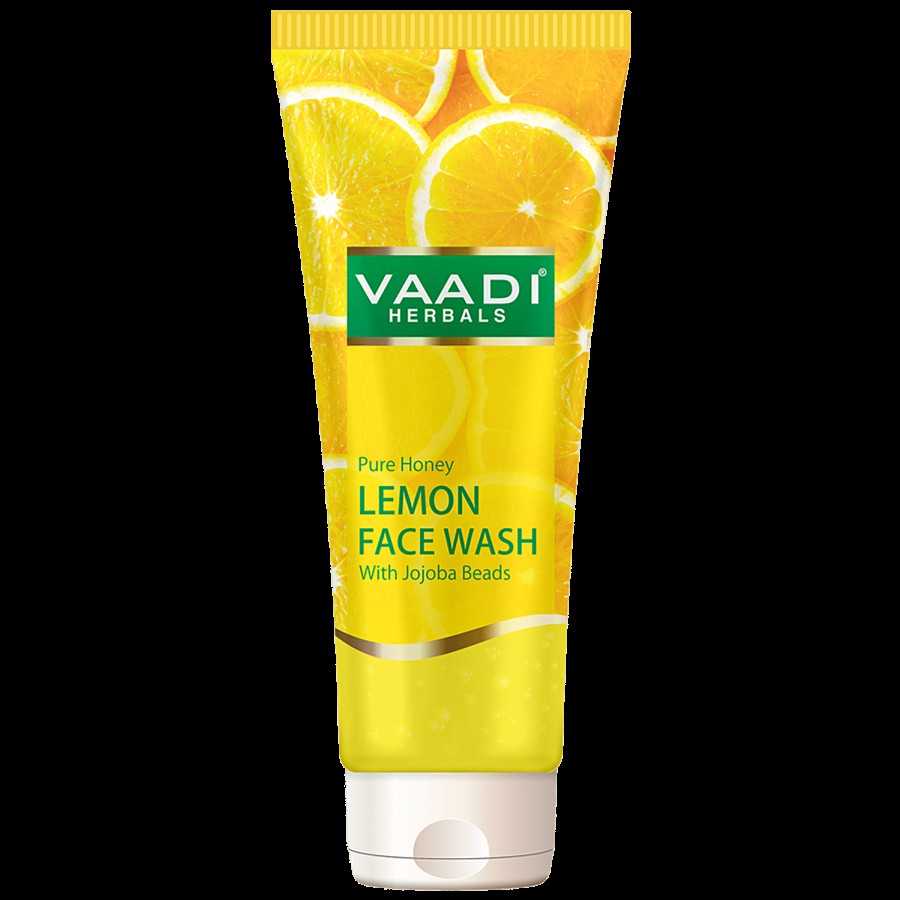 Vaadi Honey Lemon Face Wash With Jojoba Beads