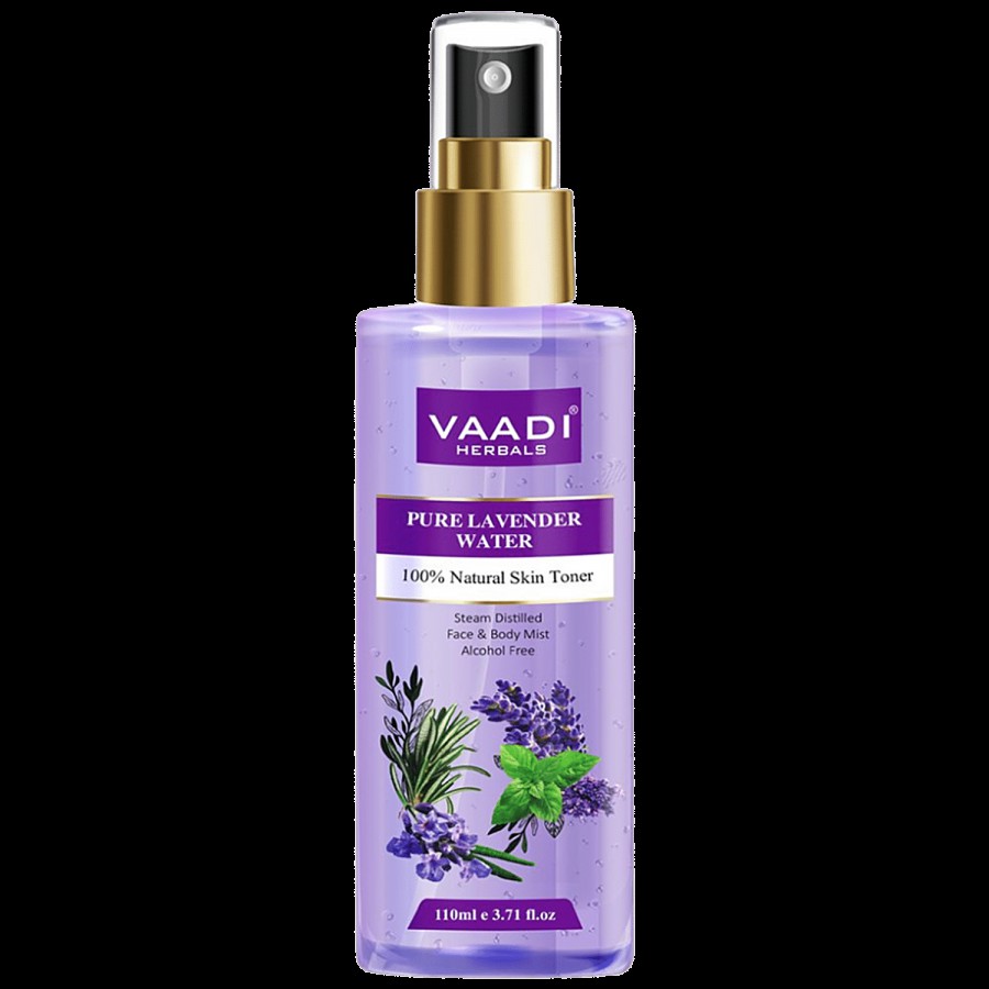 Vaadi Lavender Water/Toner/Mist - 100% Natural & Pure