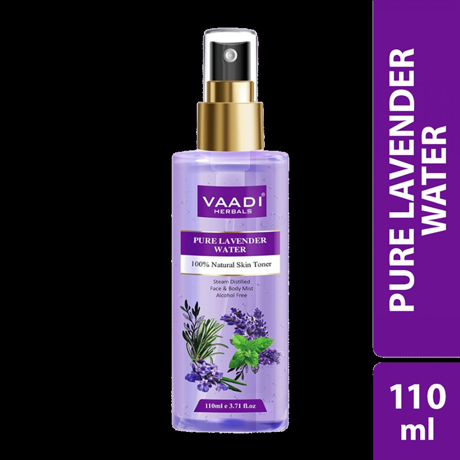 Vaadi Lavender Water/Toner/Mist - 100% Natural & Pure