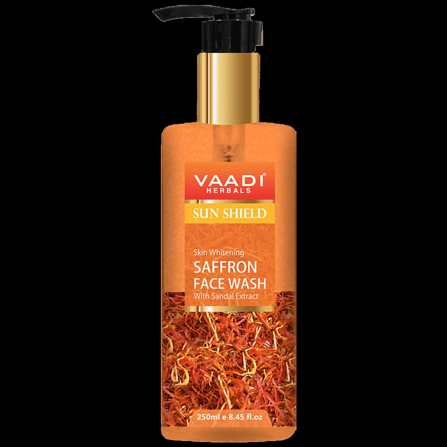 Vaadi Skin Whitening Saffron Face Wash - With Sandal Extract