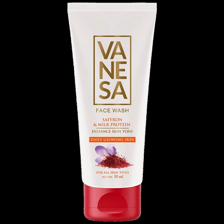 Vanesa Saffron & Milk Protein Face Wash