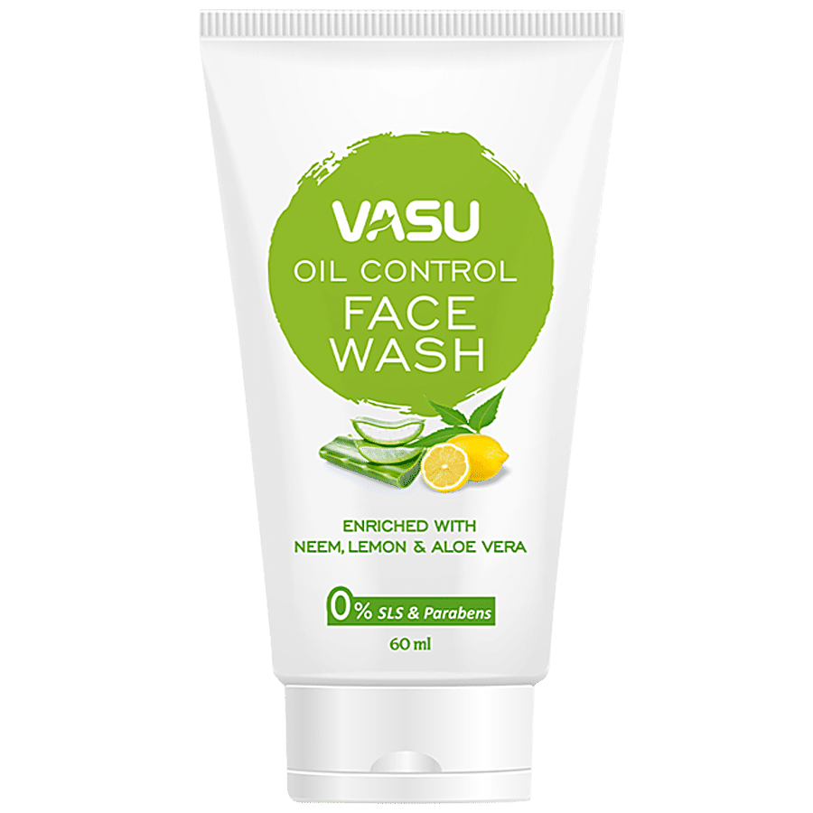 Vasu Oil Control Face Wash - Enriched with Neem