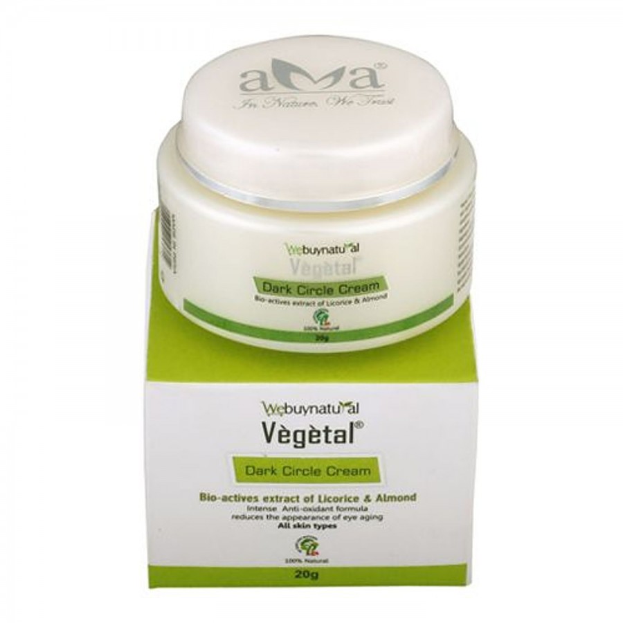 Vegetal Dark Circle Cream - Bio-actives Extract of Licorice & Almond