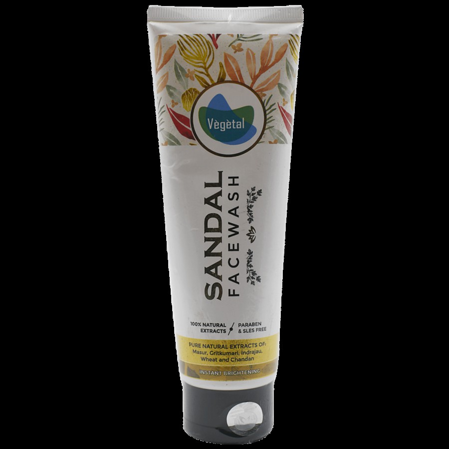 Vegetal Sandal Face Wash - Masur