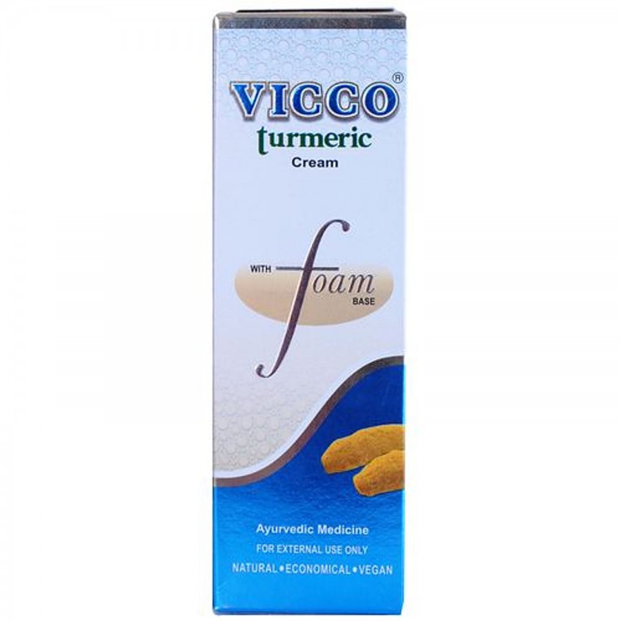 Vicco  Turmeric Cream - With Foam Base