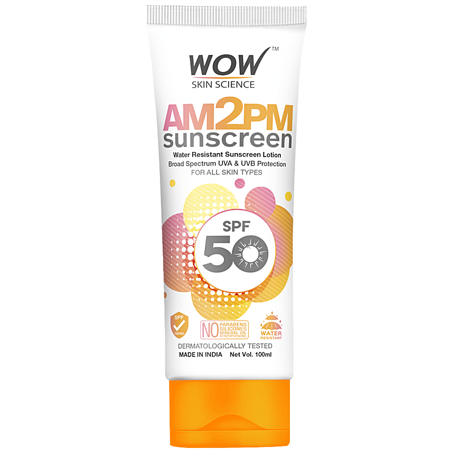 Wow Skin Science AM2PM Sunscreen Lotion - SPF 50