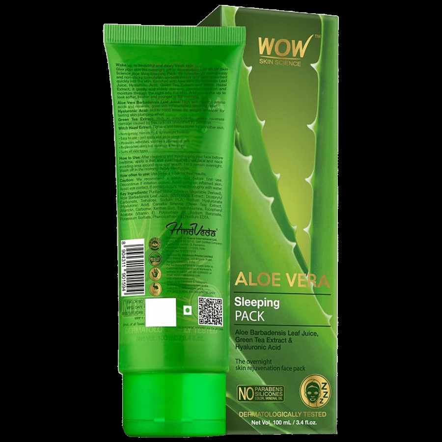 Wow Skin Science Sleeping Pack - Aloe Vera