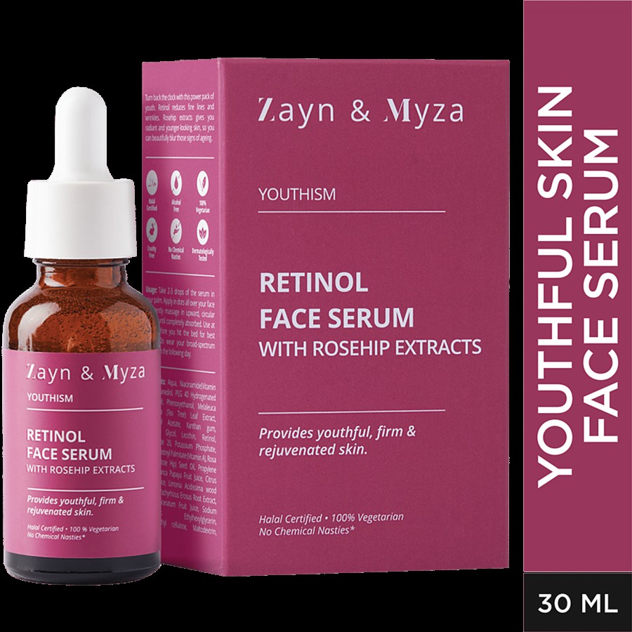 ZM Zayn & Myza Retinol Face Serum - With Rosehip Extracts