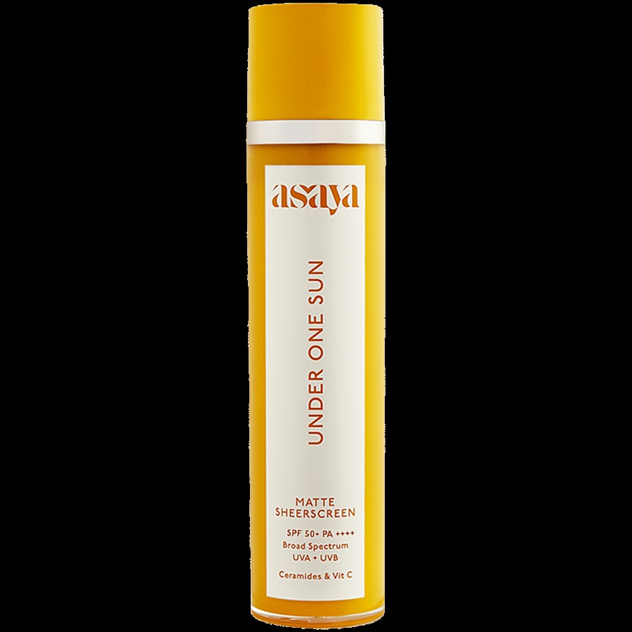 asaya Under One Sun Matte Sheer Sunscreen - SPF 50 PA+++