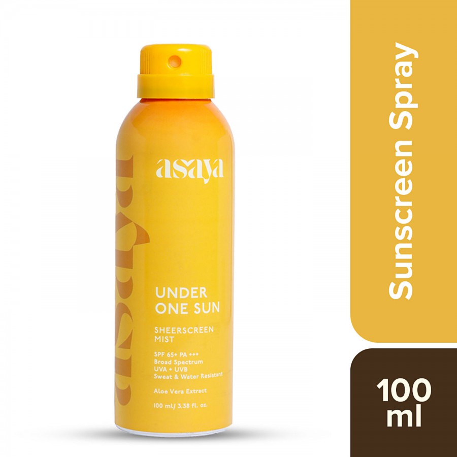 asaya Under One Sun Sheerscreen Mist - SPF 65+ PA+++