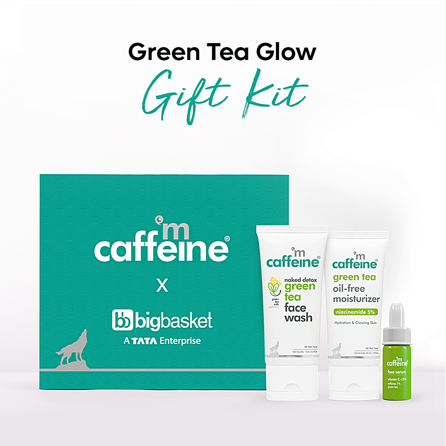 mCaffeine Green Tea Glow Gift Kit - Face Wash