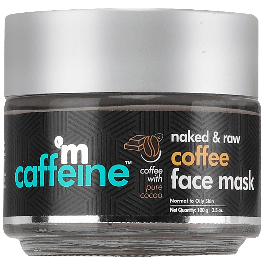 mCaffeine Tan Removal Coffee Clay Face Mask/Pack - Pore Cleansing