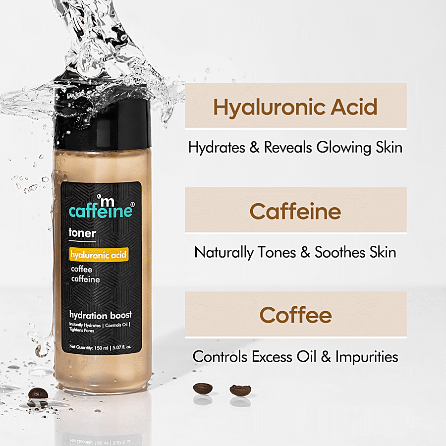 mCaffeine Toner - With Hyaluronic Acid & Coffee