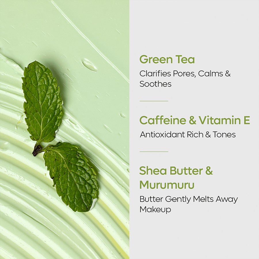 mCaffeine Green Tea Face Cleansing Butter