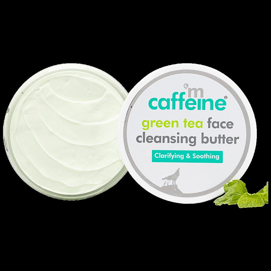 mCaffeine Green Tea Face Cleansing Butter