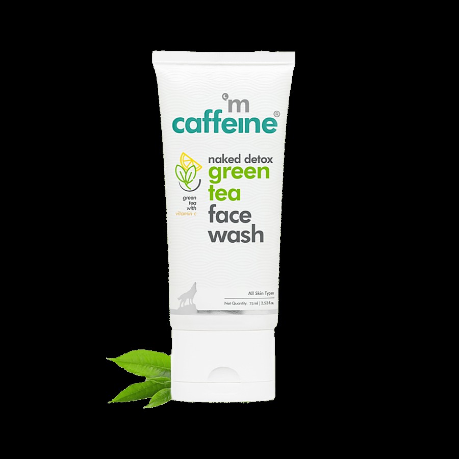 mCaffeine Green Tea Face Wash With Vitamin C