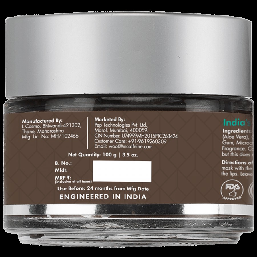 mCaffeine Hydrating Choco Clay Face Mask/Pack - With Cocoa