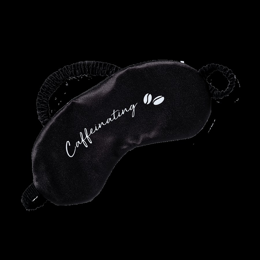 mCaffeine Mulberry Silk Eye Mask - Helps To Sleep Comfortably