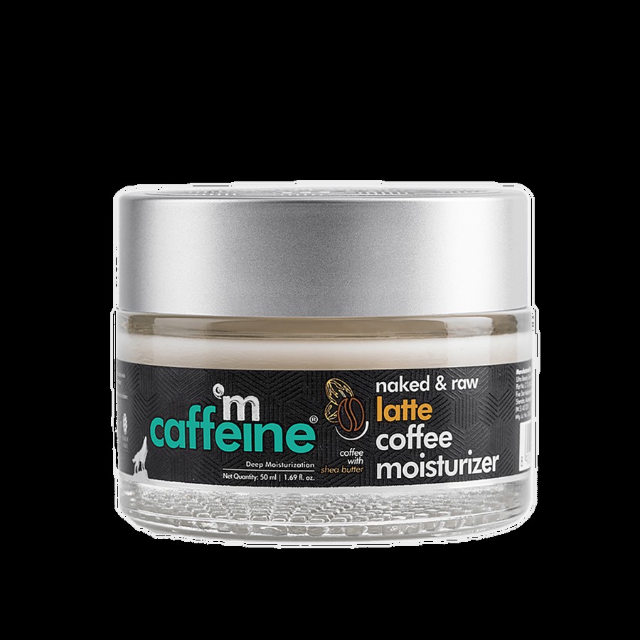 mCaffeine Non-Sticky Latte Coffee Face Moisturizer - With Ceramide & Shea Butter