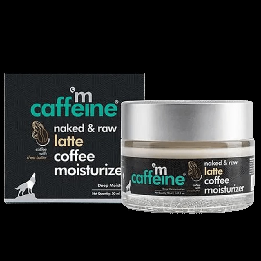 mCaffeine Non-Sticky Latte Coffee Face Moisturizer - With Ceramide & Shea Butter